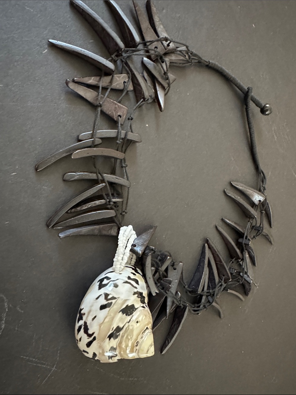 Tribal Bohemian Shell Necklace - Picture 8 of 9
